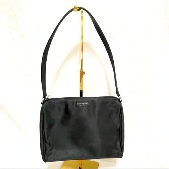 kate spade Handbags - Vintage Y2K Kate Spade Black Nylon Shoulder Bag Classic Style